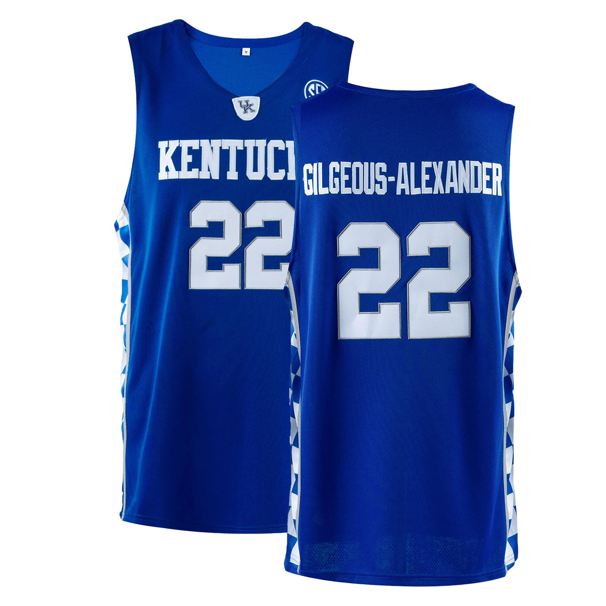 Gilgeous Alexander Kentucky Basketball Jersey Sleeveless Fan Uniform