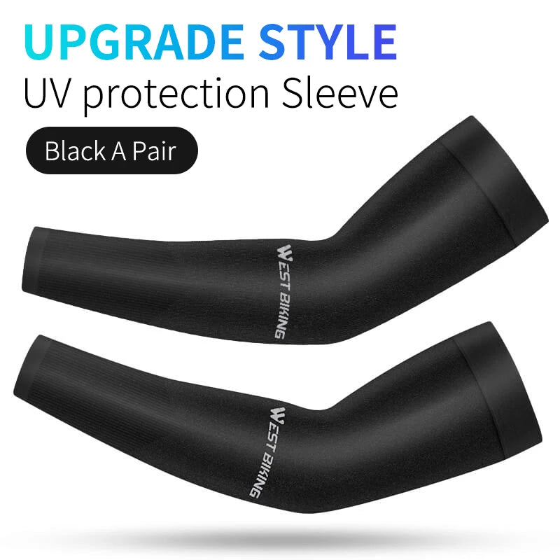 West Biking Cooling Arm Sleeves With Upf50 Protection