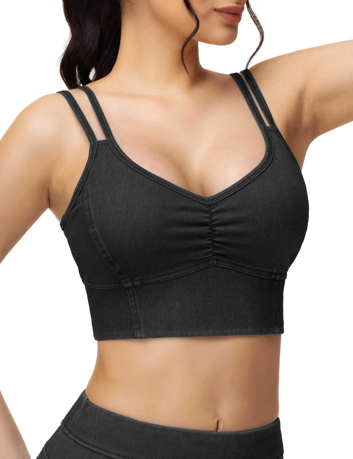THE GYM PEOPLE Women's Wireless Sports Bra With Removable Pads