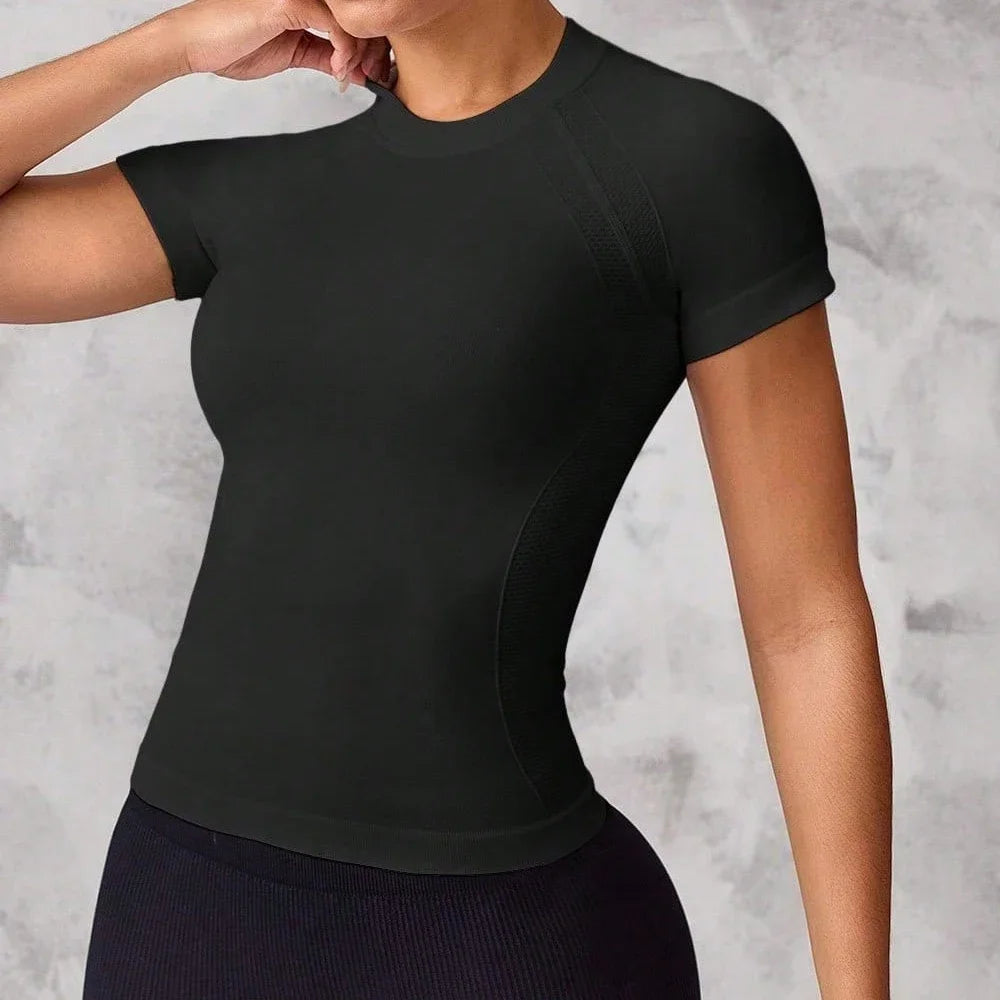 Women's Breathable Quick Dry Athletic Sports Top For Running Yoga