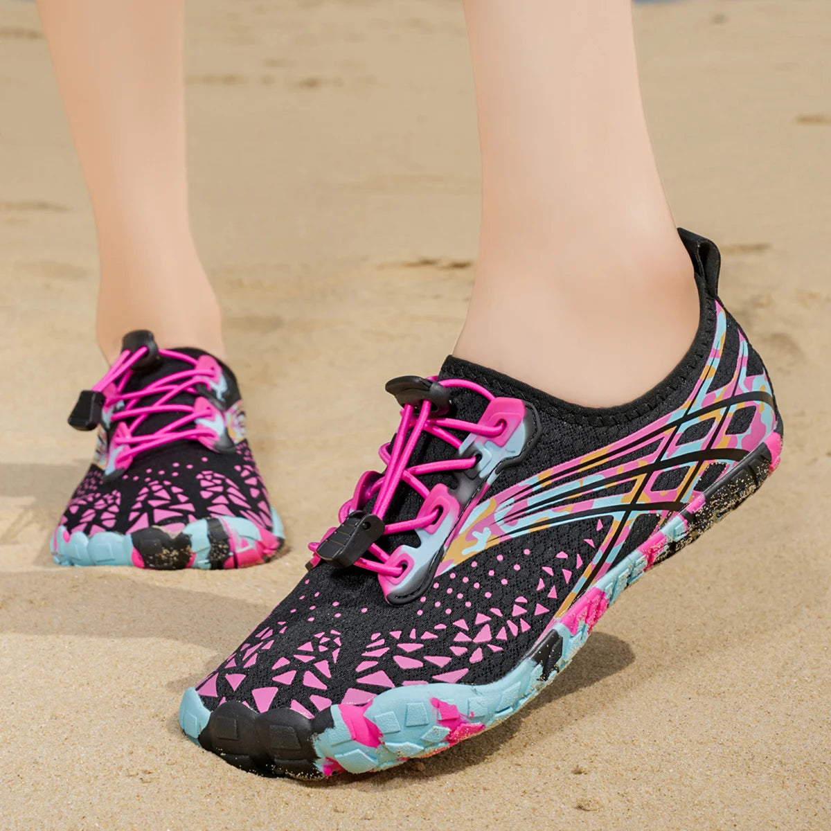Quick Dry Barefoot Aqua Water Shoes For Outdoor Trekking