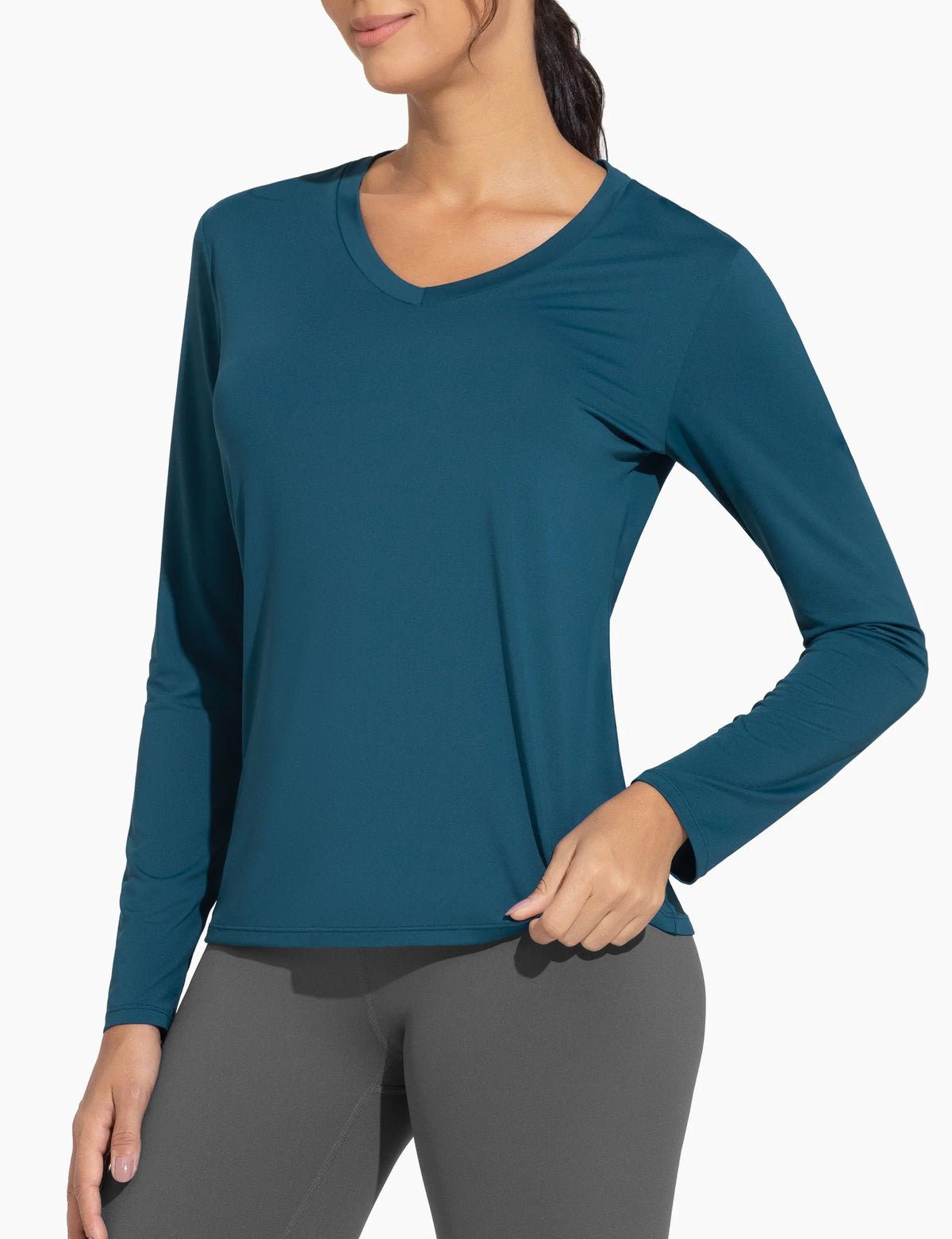 The Gym People Women Lightweight Long Sleeve Workout Top