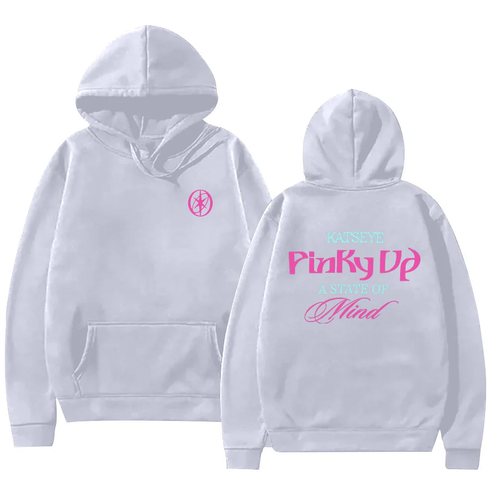 Kpop Katseye Print Hoodie Unisex Fleece Oversized Streetwear