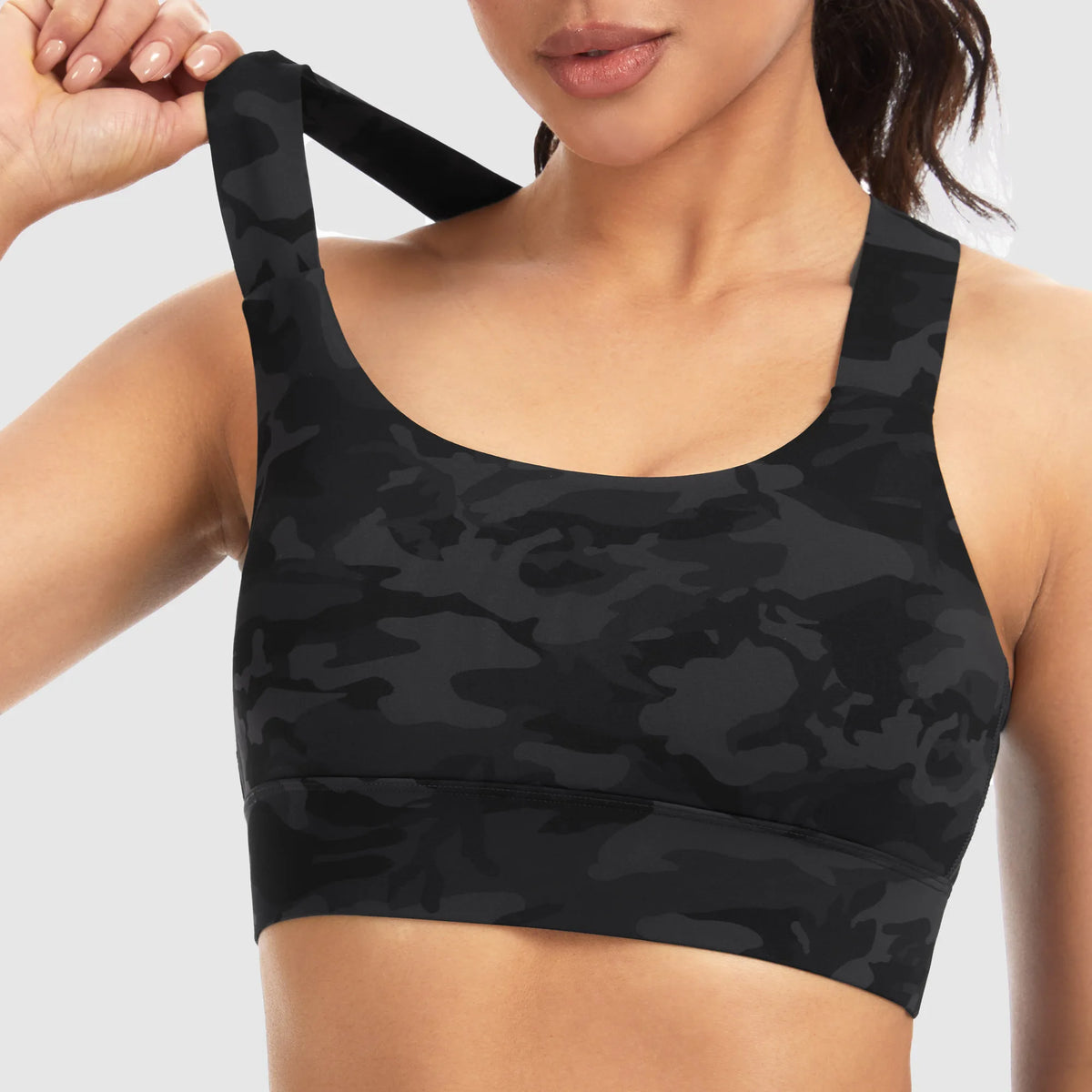 THE GYM PEOPLE Women's Cross Back Sports Bra for Yoga and Fitness