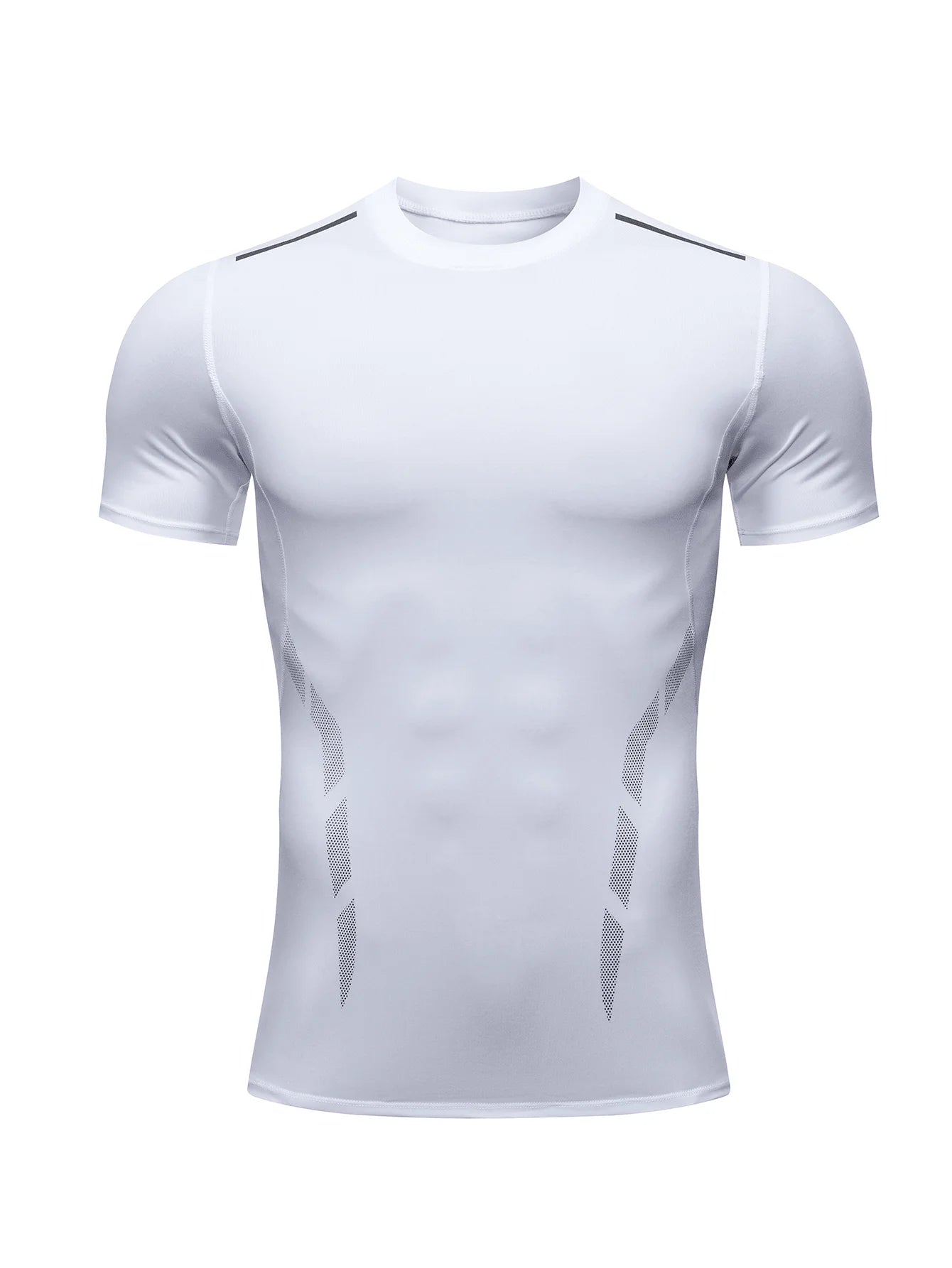 Mens Performance Compression T Shirt With Breathable Fabric