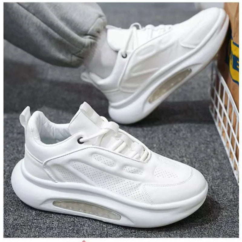 Men's Breathable Height Increasing Casual Shoes With Air Cushion