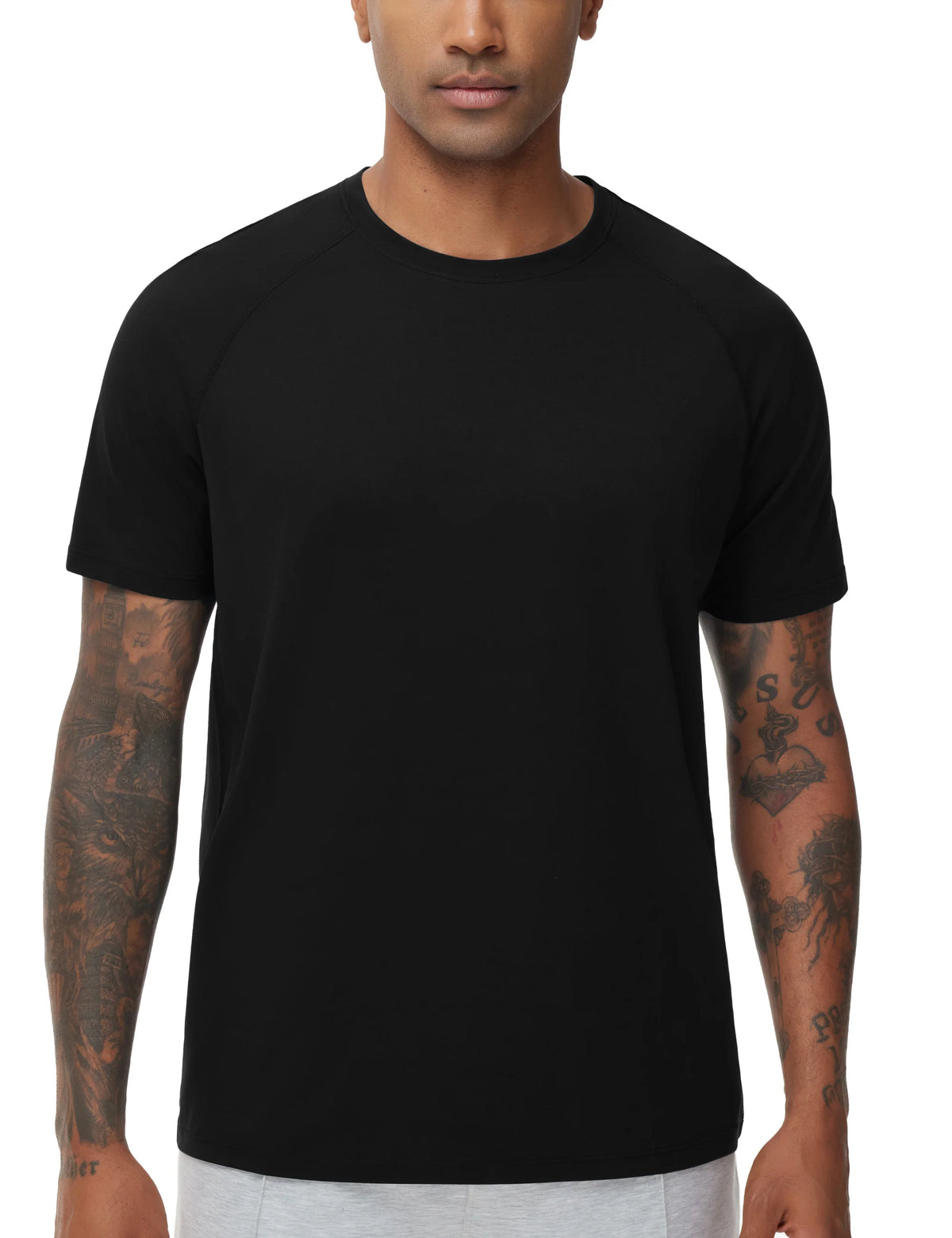 The Gym People Men's Short Sleeve UPF 50 Running Shirt