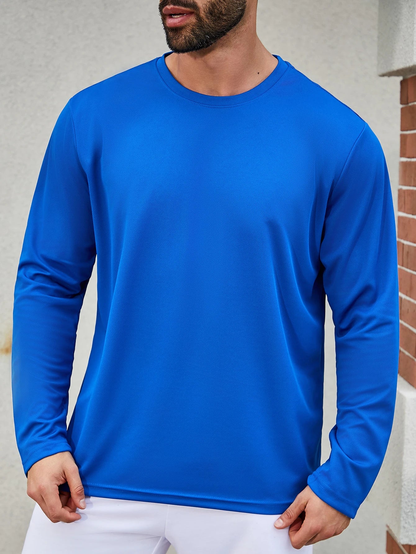 Men Quick Dry Long Sleeve T Shirt Pack MoistureWicking Breathable