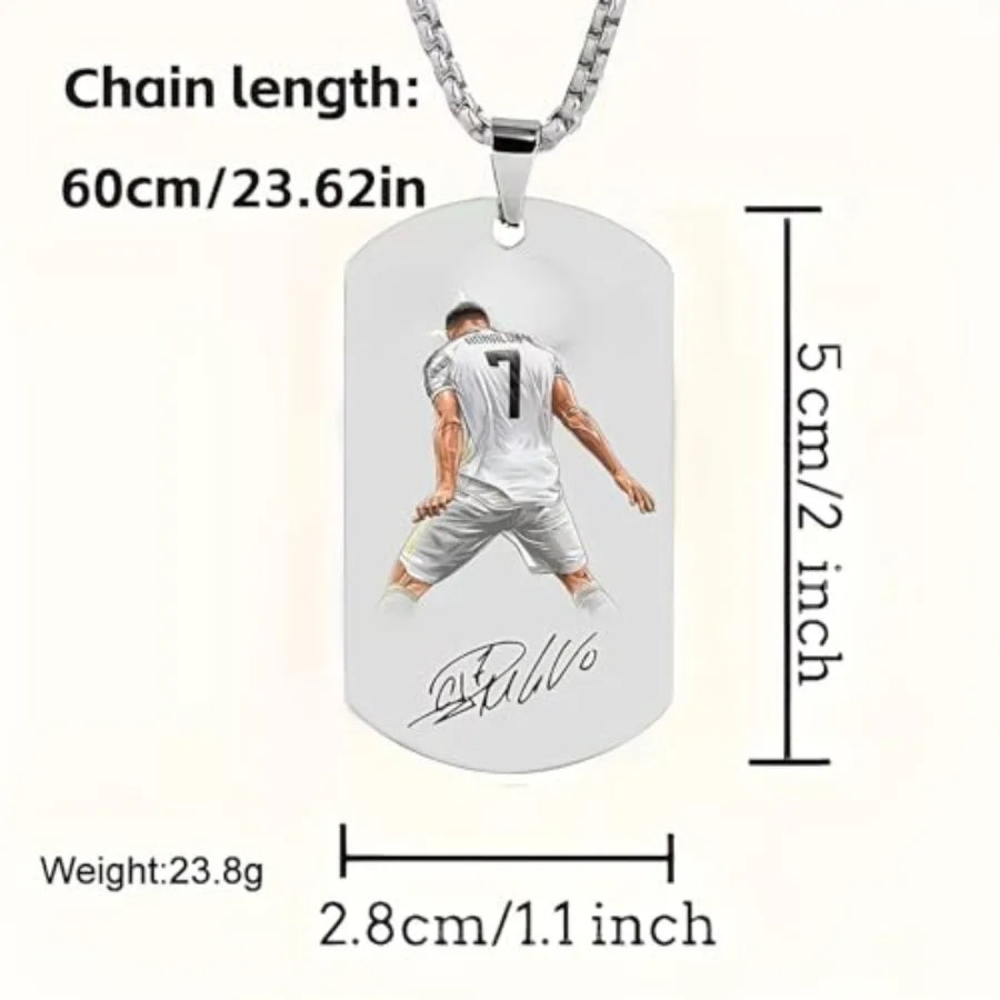 Soccer Jersey Set Kit With Necklace For Boys And Girls