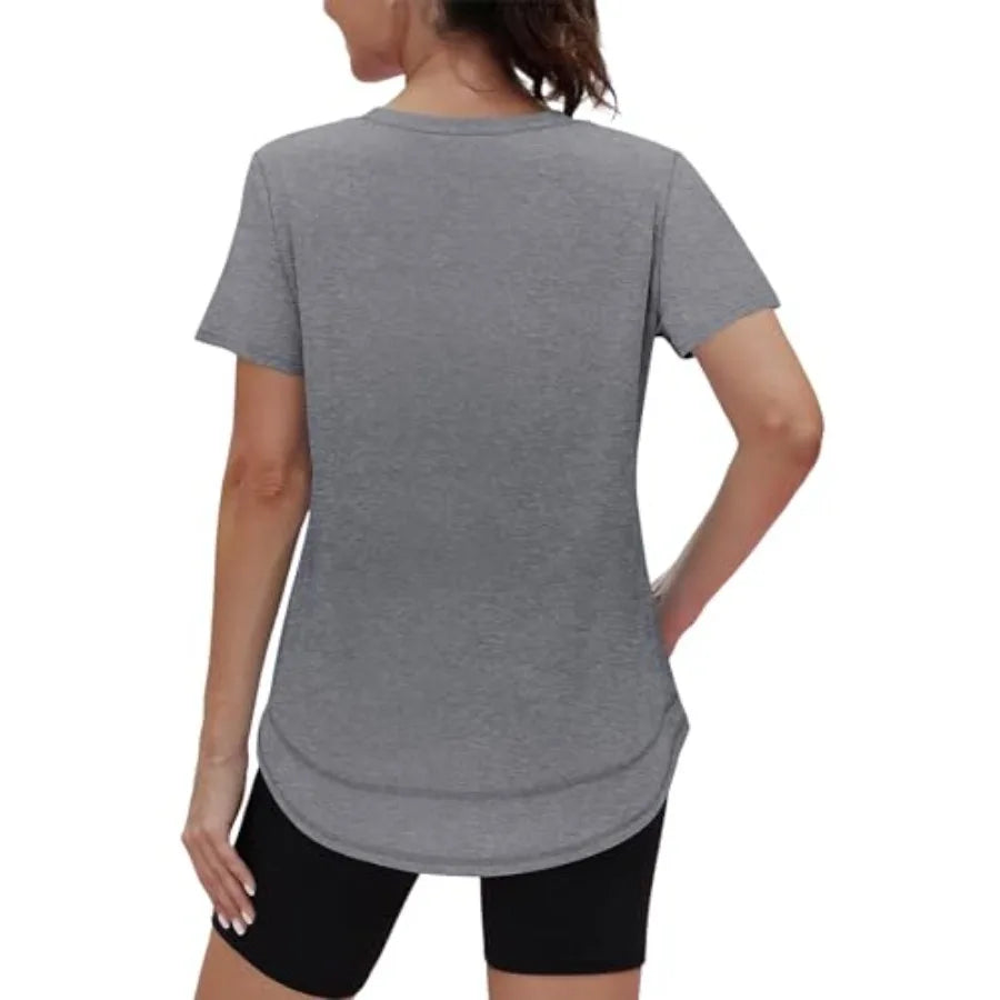 Women's Quick-Dry UPF 50+ Short Sleeve Workout Top