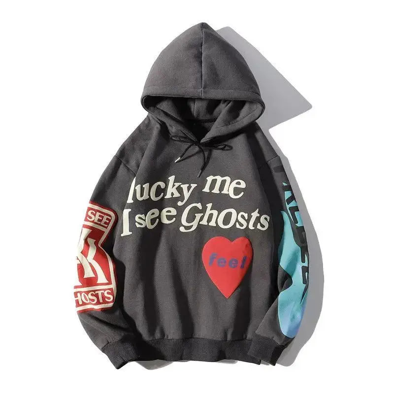 Oversized Graphic Hoodie Unisex Streetwear Pullover Sweatshirt