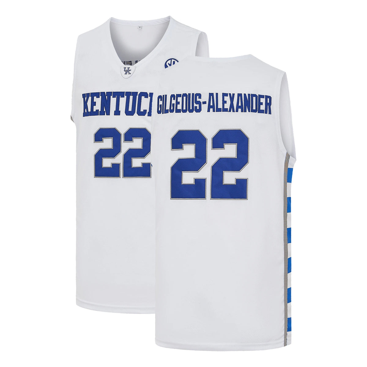 Gilgeous Alexander Kentucky Basketball Jersey Sleeveless Fan Uniform