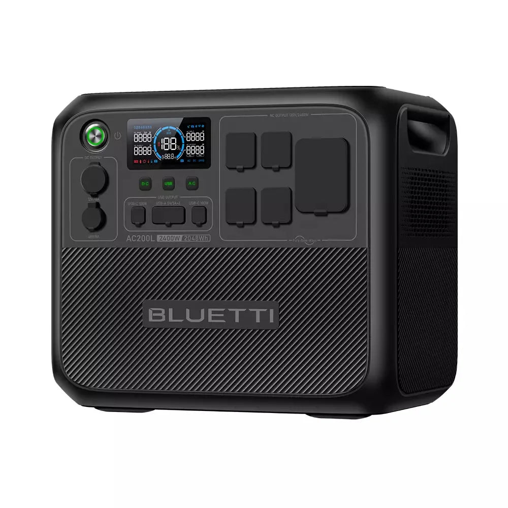 Bluetti AC200L Portable Power Station 2400W 2048Wh Solar Generator