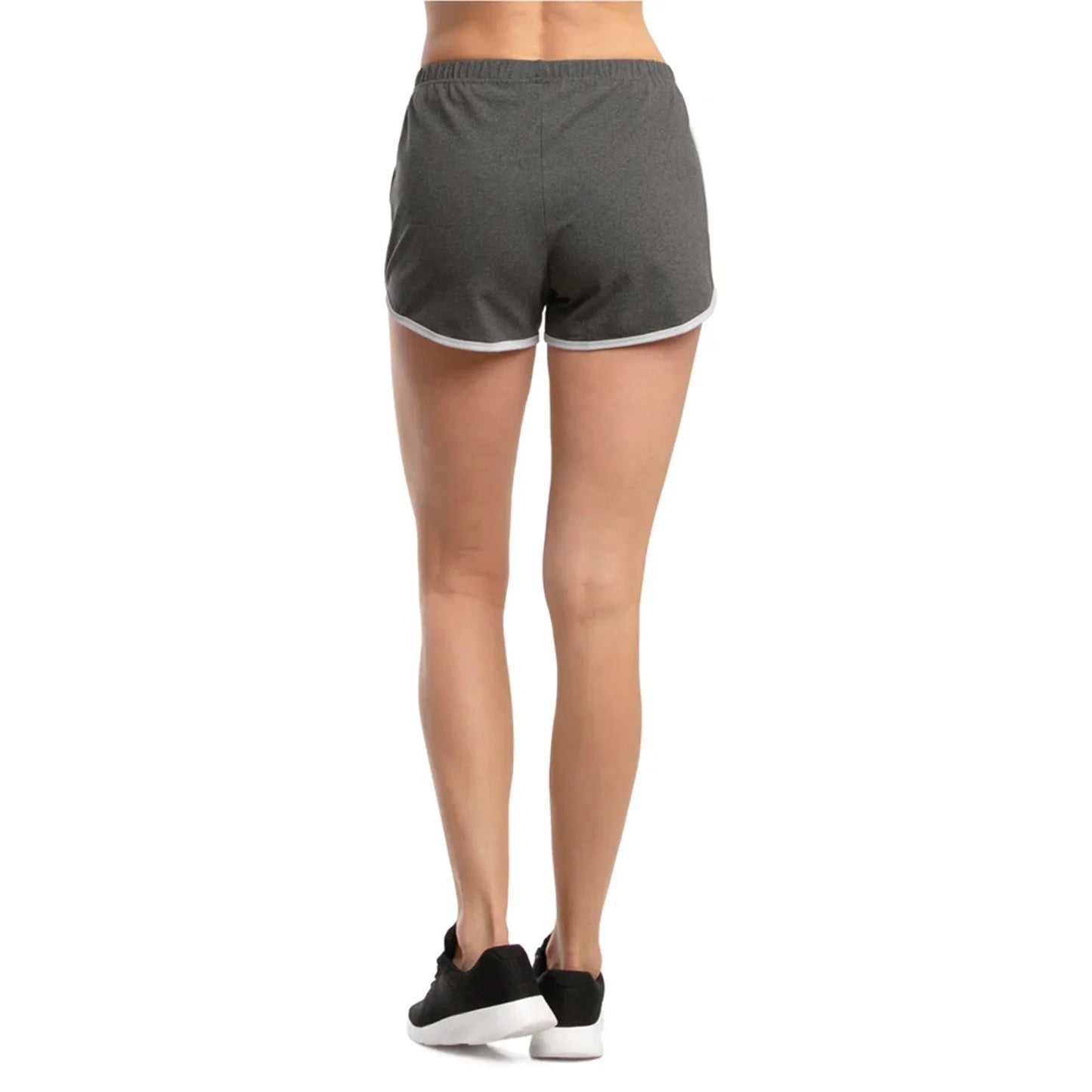 Cotton Knit Flexible Dolphin Athletic Shorts For Women