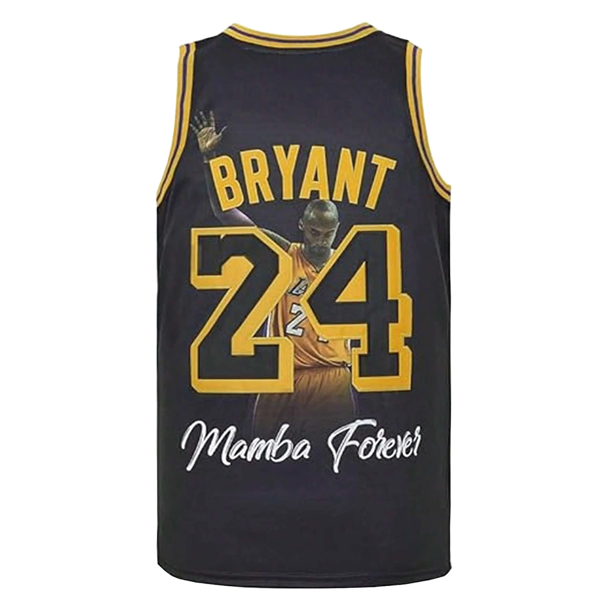 Mens Mamba Legend Basketball Portrait Embroidered Fan Jersey