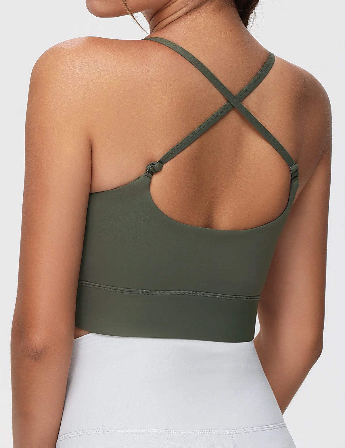 The Gym People Adjustable Longline Padded Wireless Sports Bra