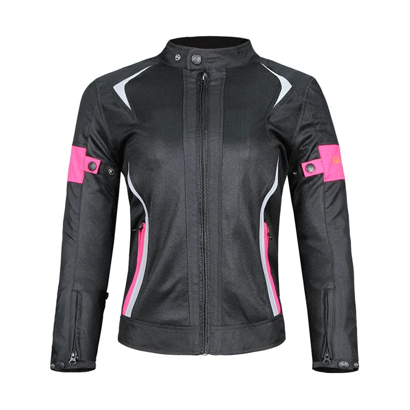 Women's Motorcycle Jacket Windproof Waterproof CE Protective Gear