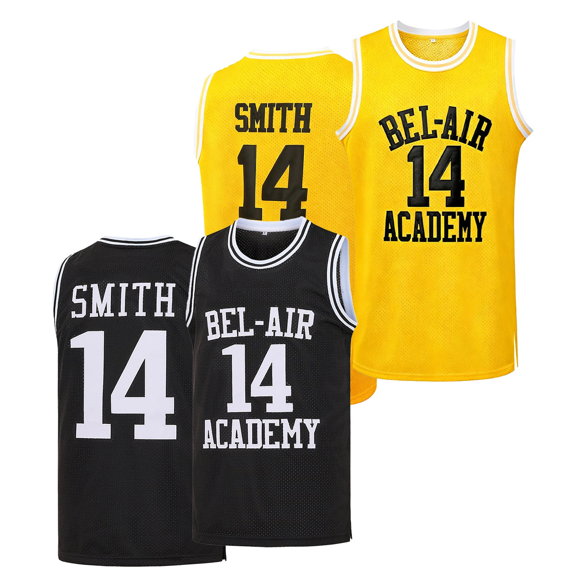 Fresh Prince Smith Basketball Jersey With Embroidered Letters