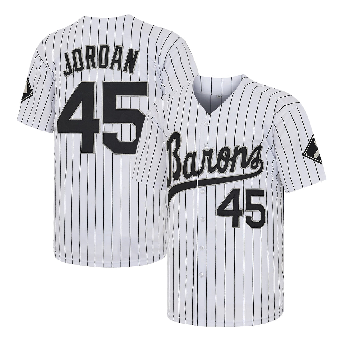 Jordan Barons Retro Baseball Jersey With Embroidered Lettering