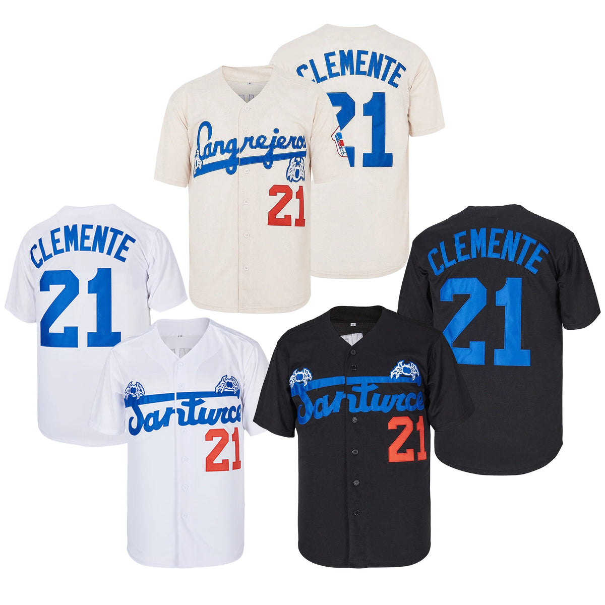 Roberto Clemente Baseball Jersey World Baseball Classic Fan Apparel
