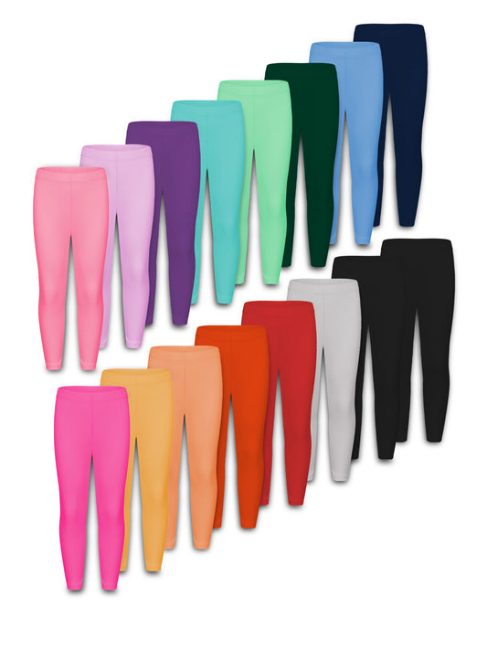 Girls Breathable Stretchy Leggings for Everyday Comfort and Flexibility