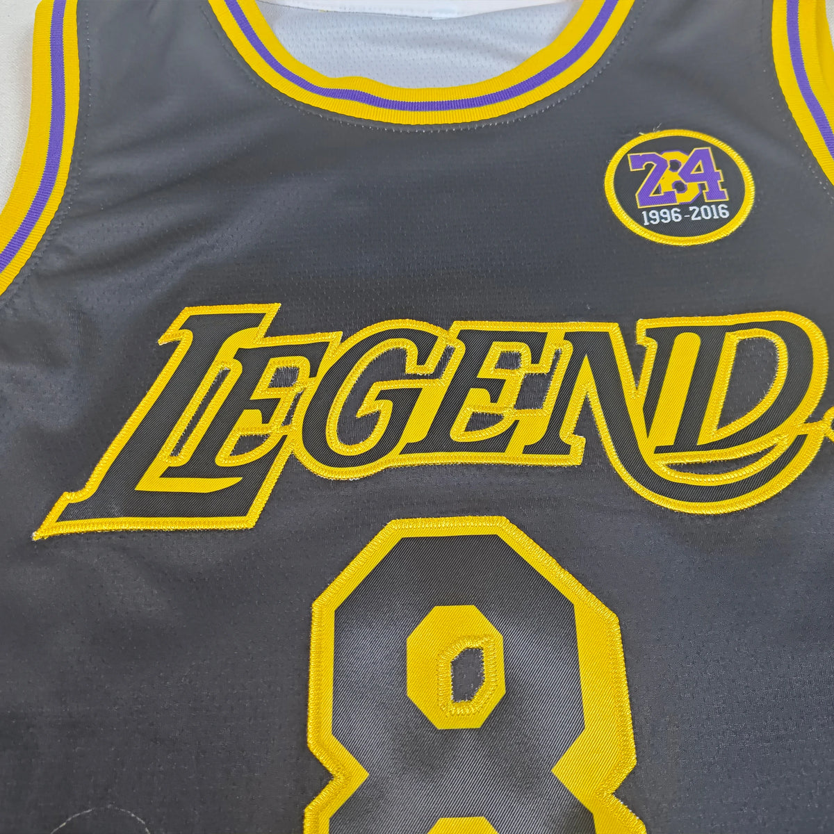 Mens Mamba Legend Basketball Portrait Embroidered Fan Jersey