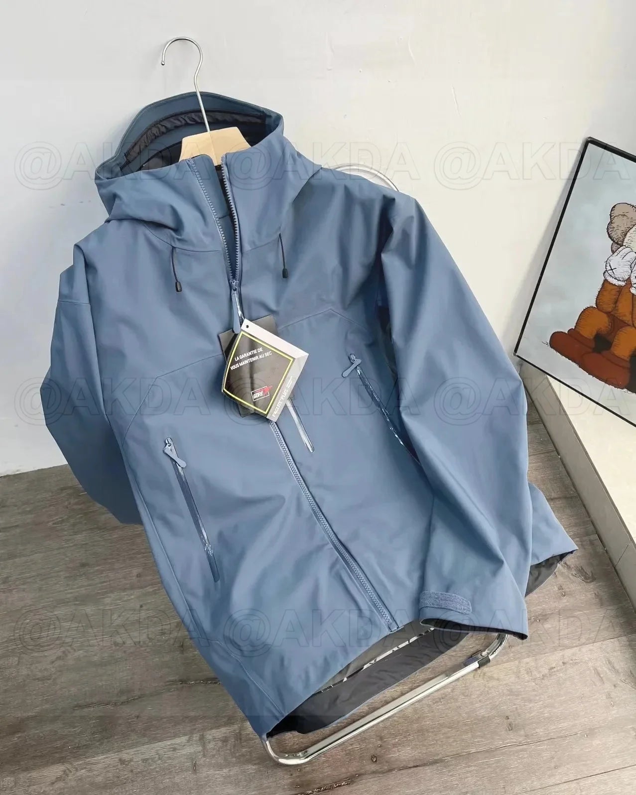 Three Layer Outdoor Waterproof Windbreaker Jacket For Hiking And Skiing