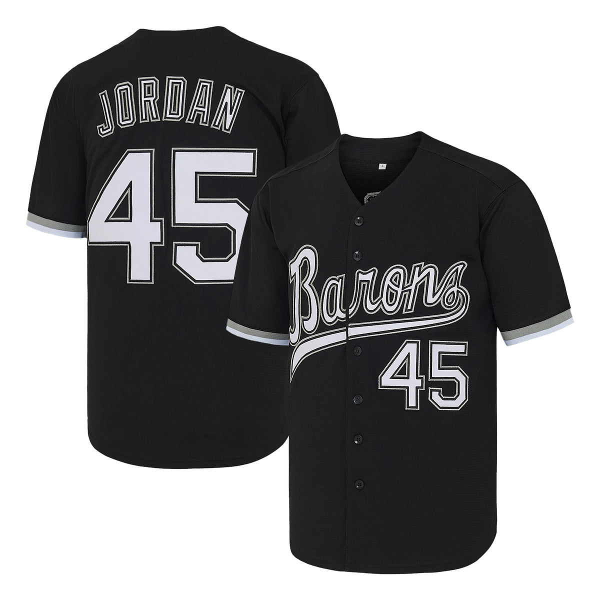 Jordan Barons Retro Baseball Jersey With Embroidered Lettering