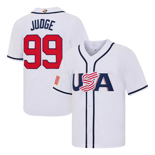 USA National Team Baseball Jersey For Men With Premium Embroidery