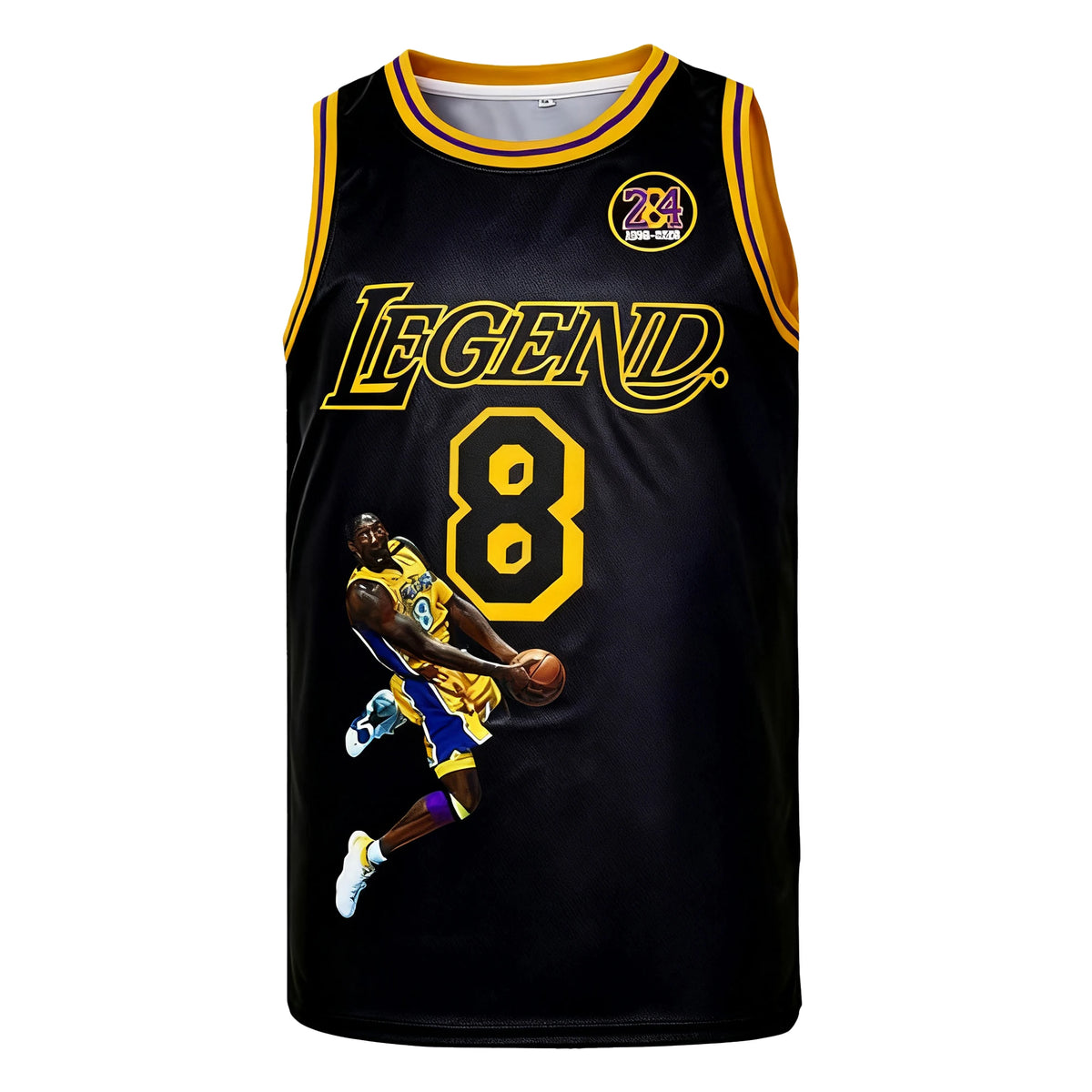 Mens Mamba Legend Basketball Portrait Embroidered Fan Jersey