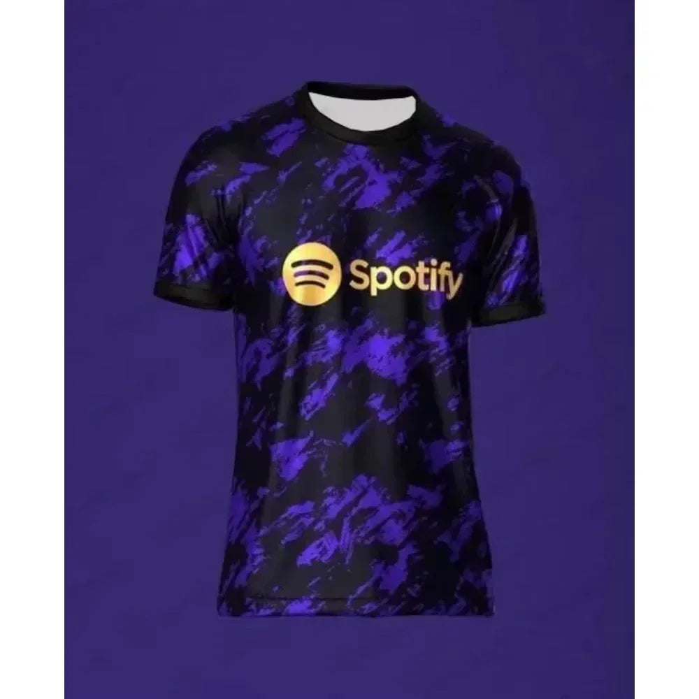 Summer Barcelona Football Jersey For Breathable Daily Training