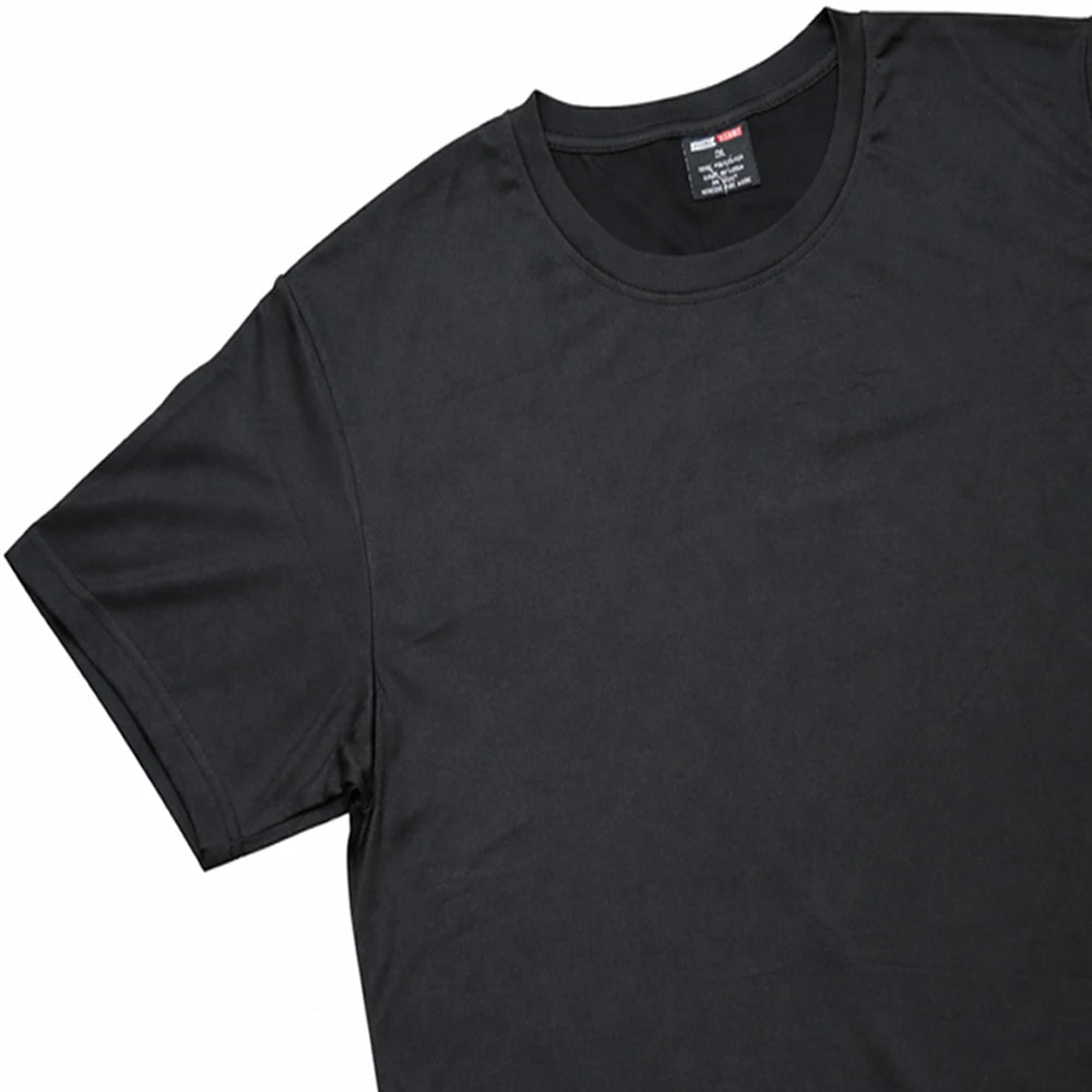 Men's 2 Piece Athletic Tee And Short Set Polyester
