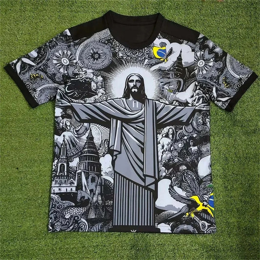Brazil Special Edition Football Training Jersey Quick Dry Polyester Top