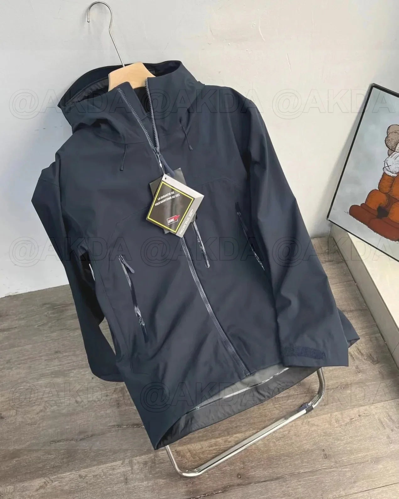 Three Layer Outdoor Waterproof Windbreaker Jacket For Hiking And Skiing