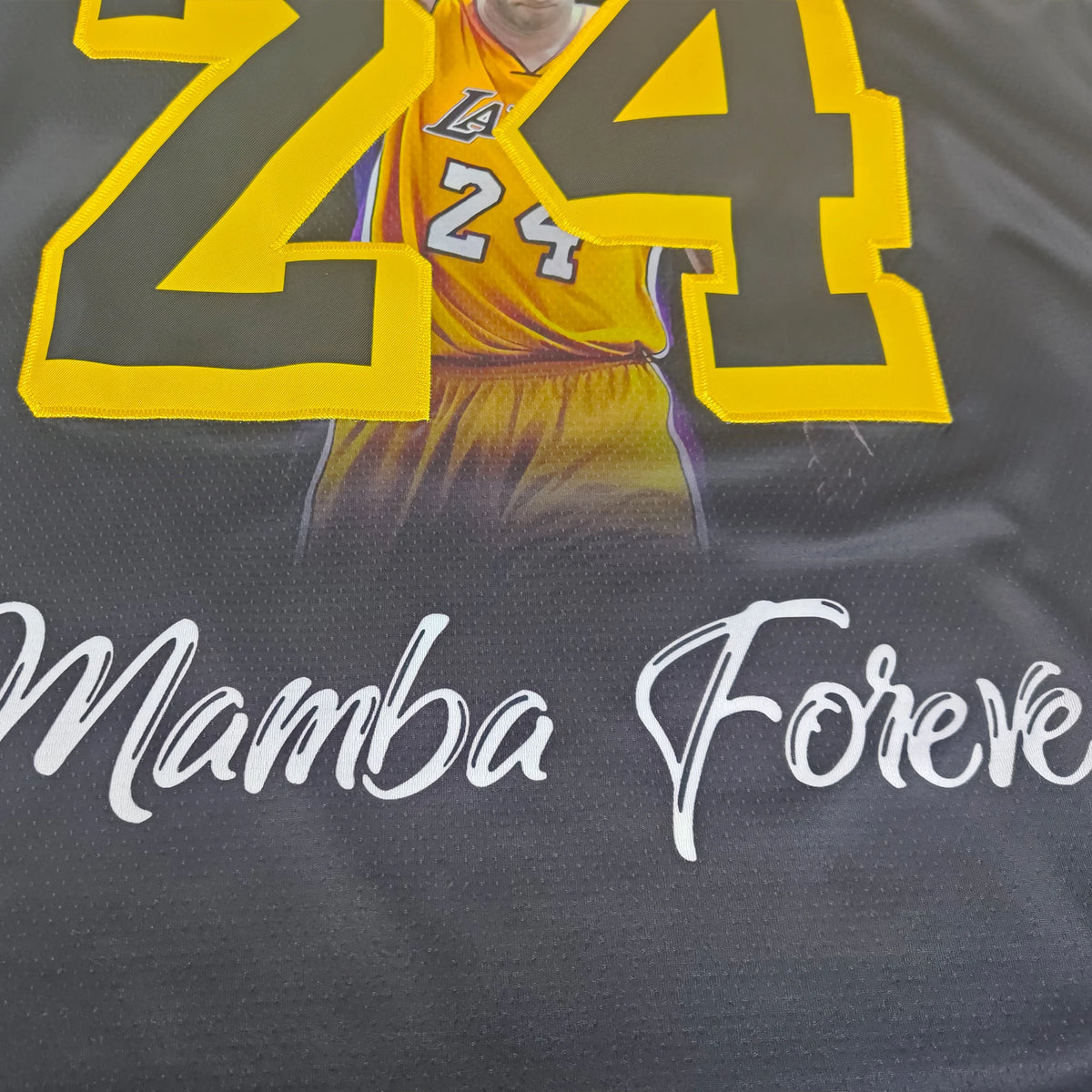Mens Mamba Legend Basketball Portrait Embroidered Fan Jersey