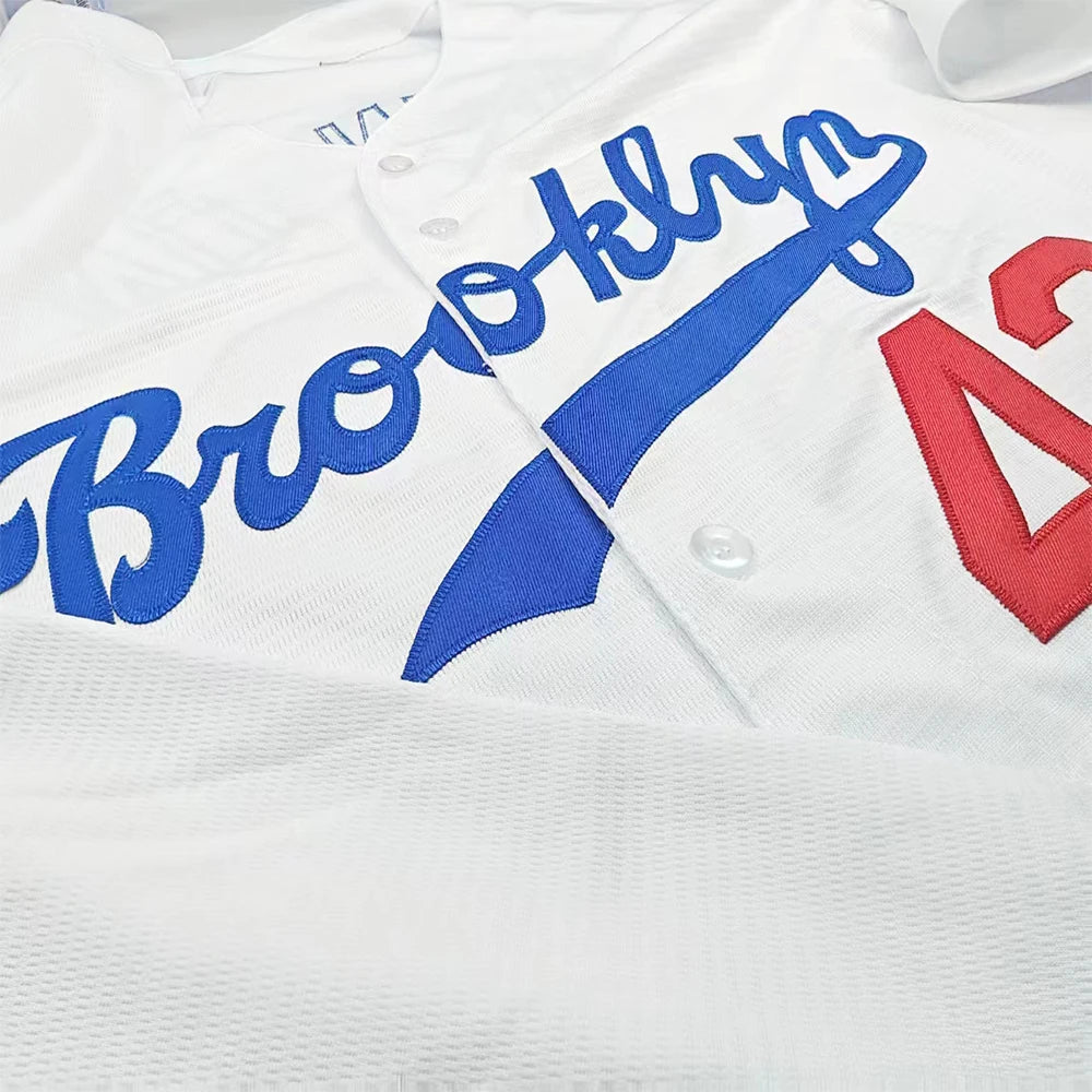 Men's Jackie Robinson Premium Embroidered Baseball Jersey