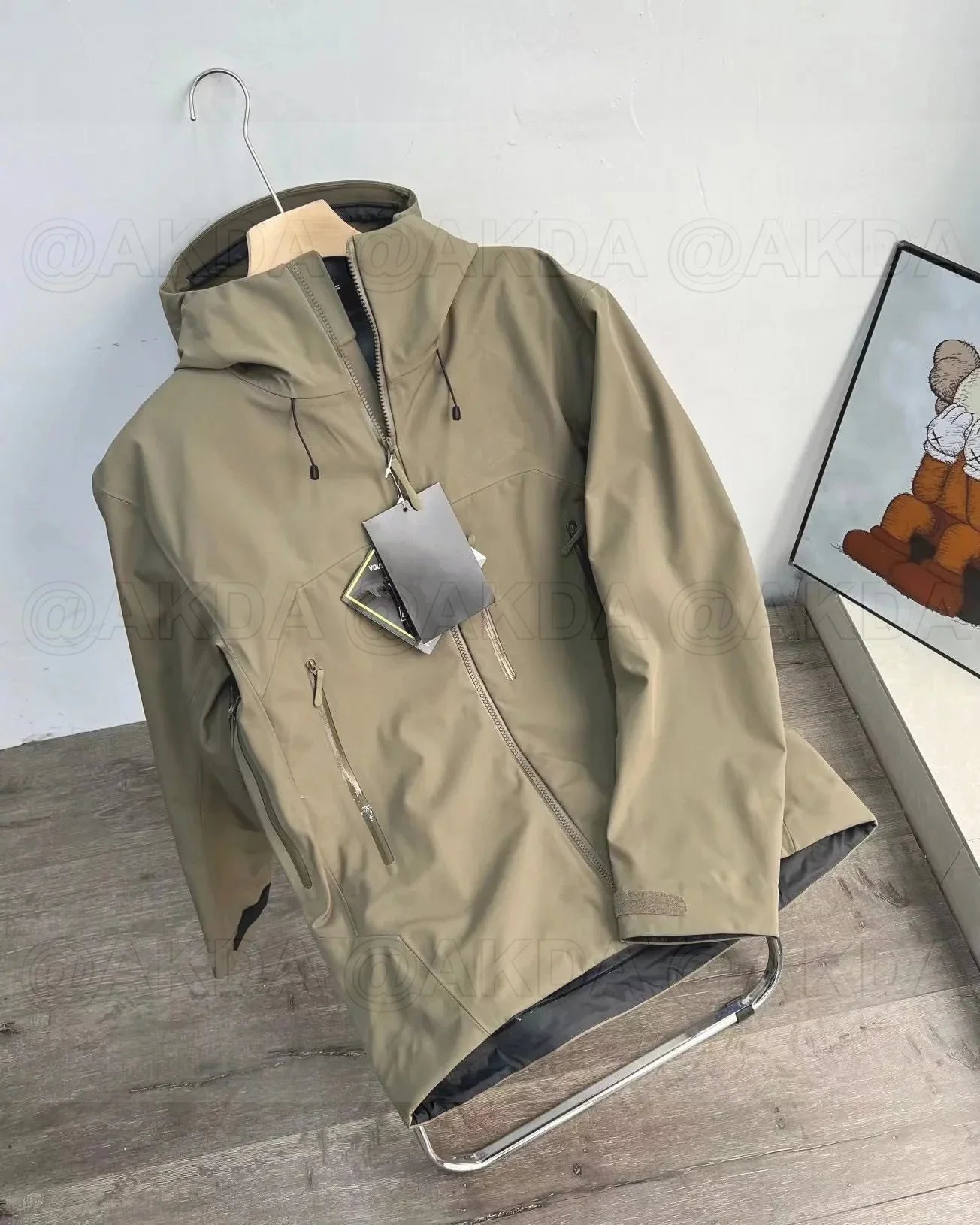 Three Layer Outdoor Waterproof Windbreaker Jacket For Hiking And Skiing