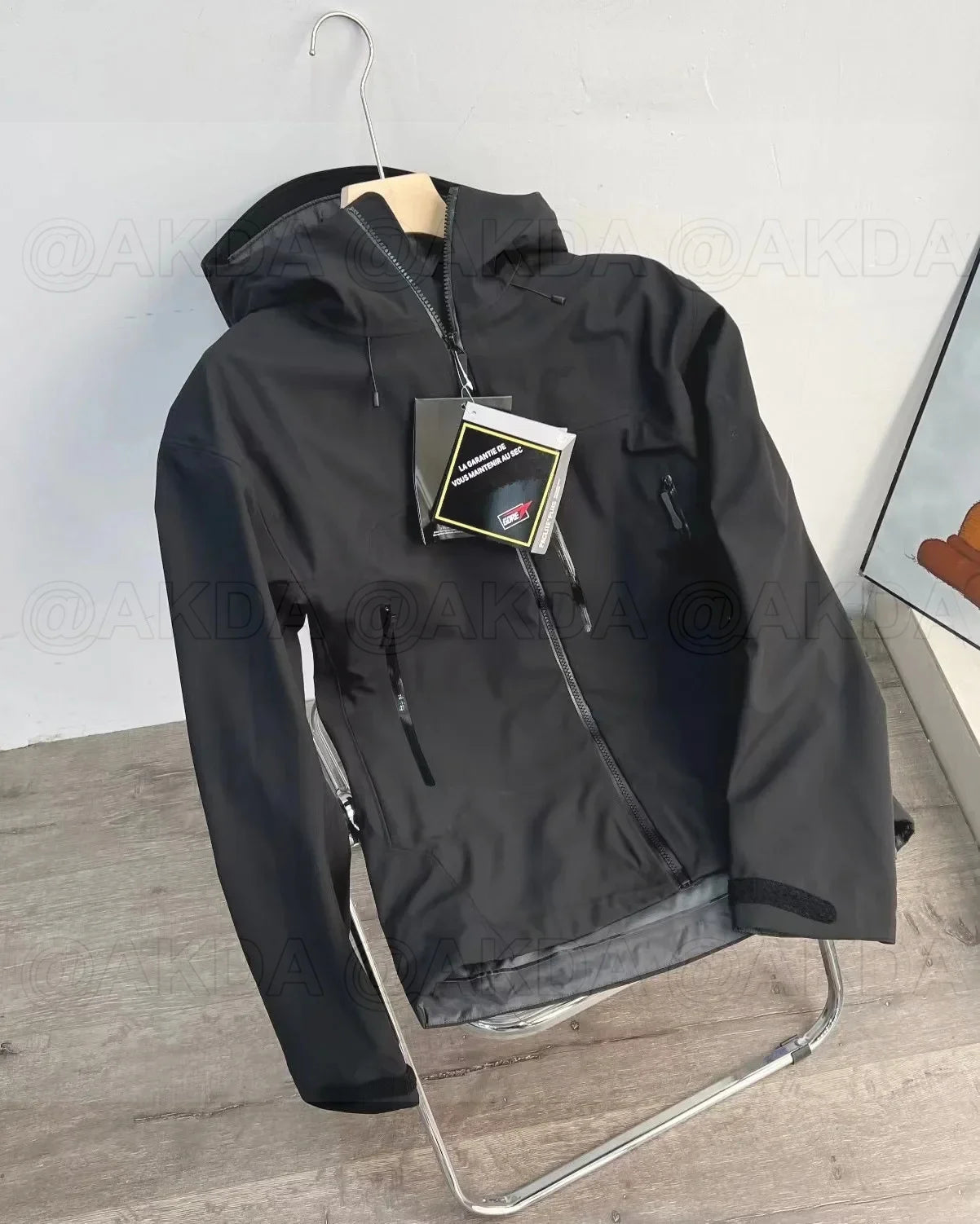 Three Layer Outdoor Waterproof Windbreaker Jacket For Hiking And Skiing