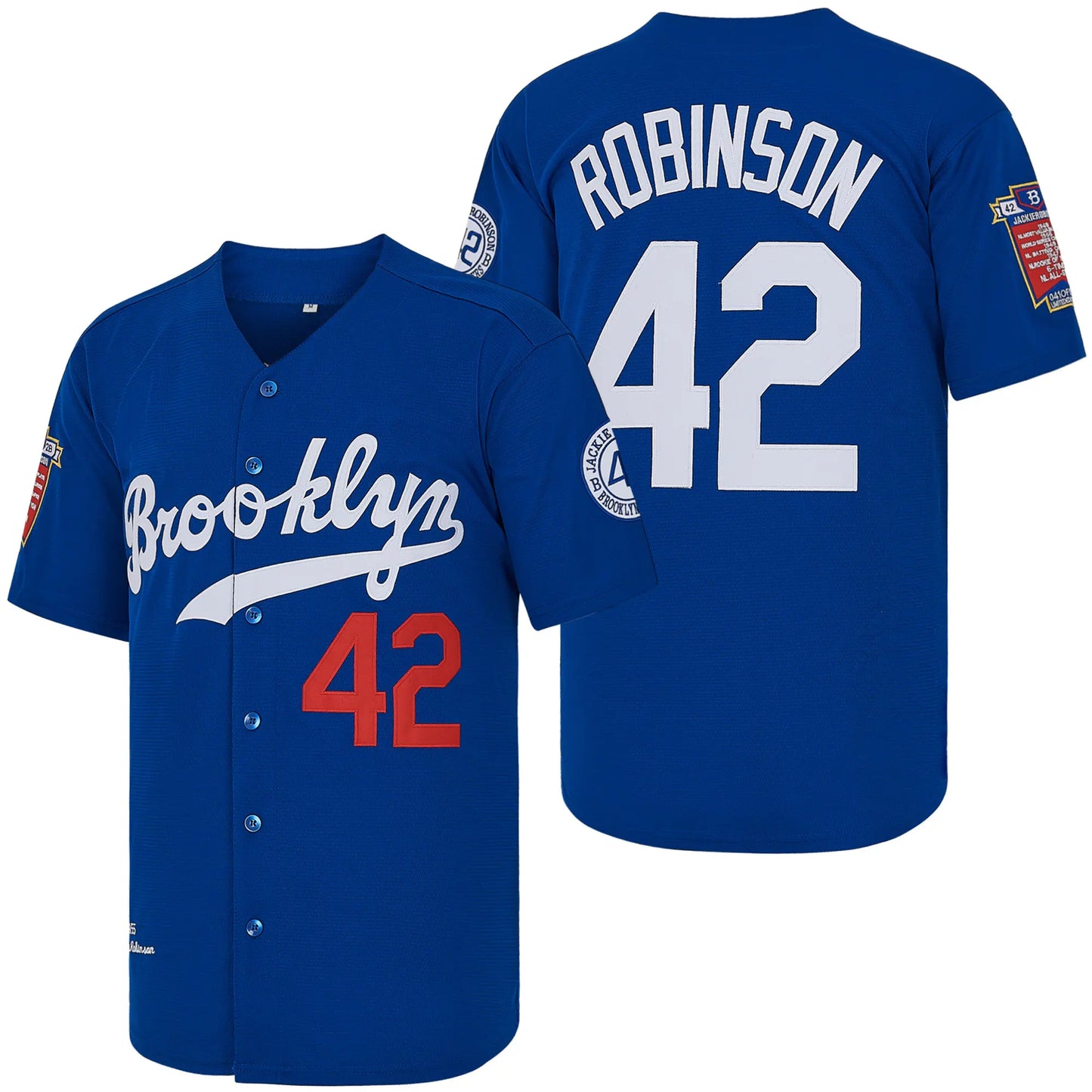Mens Jackie Robinson Legend Jersey With Letter Embroidery Baseball Apparel