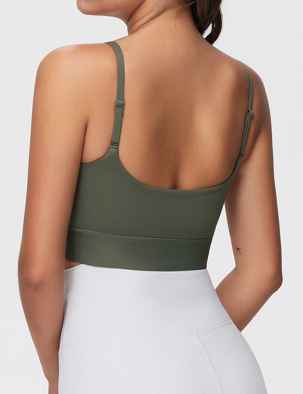 The Gym People Adjustable Longline Padded Wireless Sports Bra