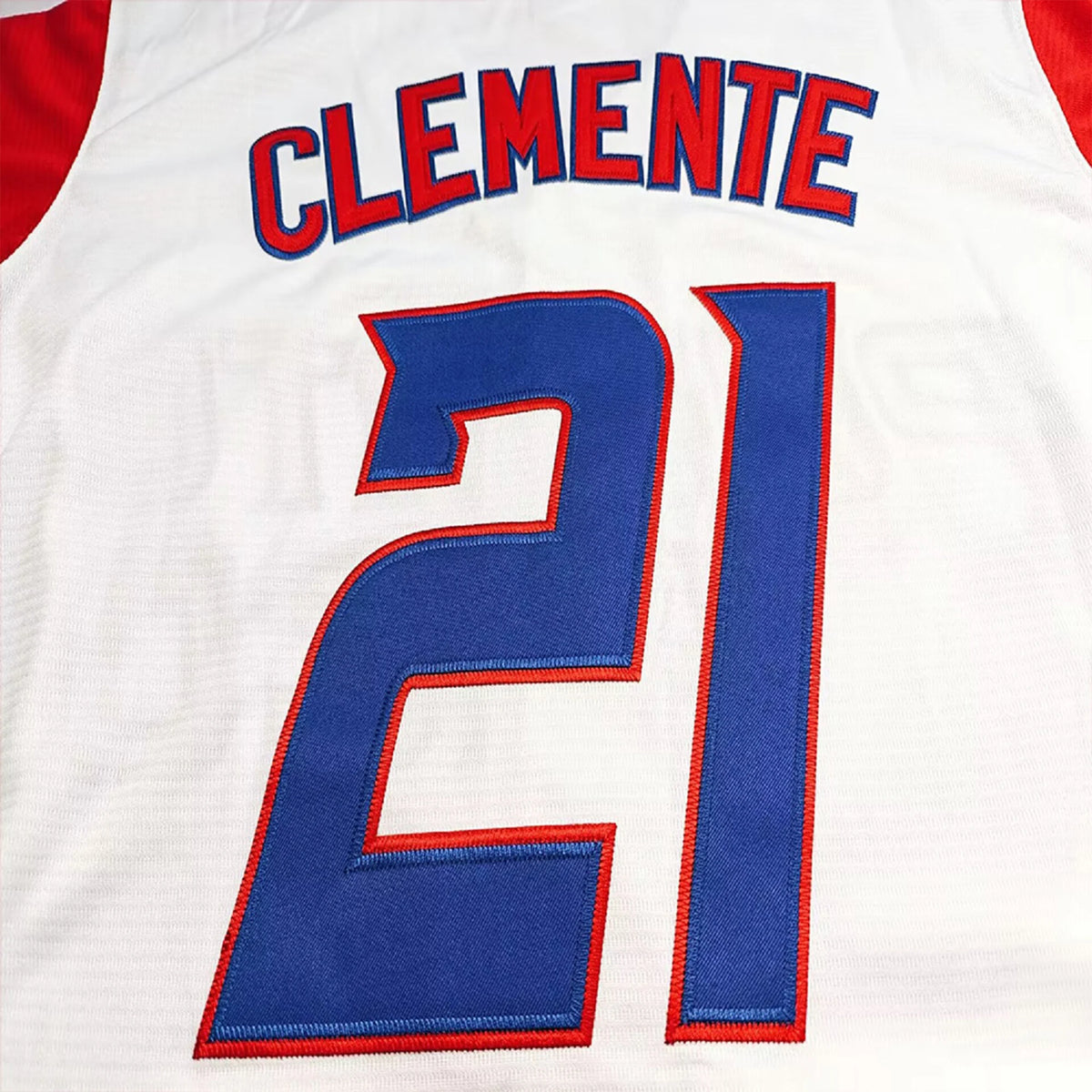 Roberto Clemente Puerto Rico Baseball Jersey Fan Edition