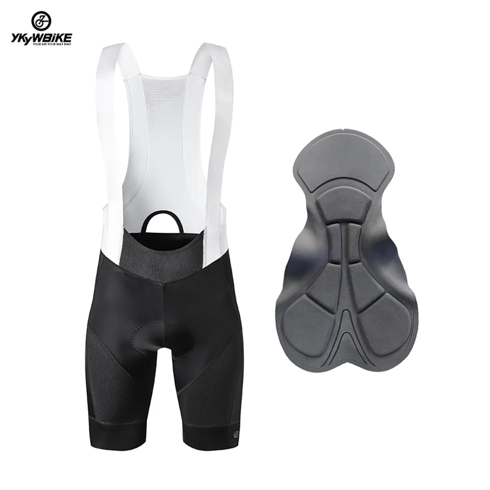Ykywbike Quick Dry Padded Cycling Bib Shorts For Men