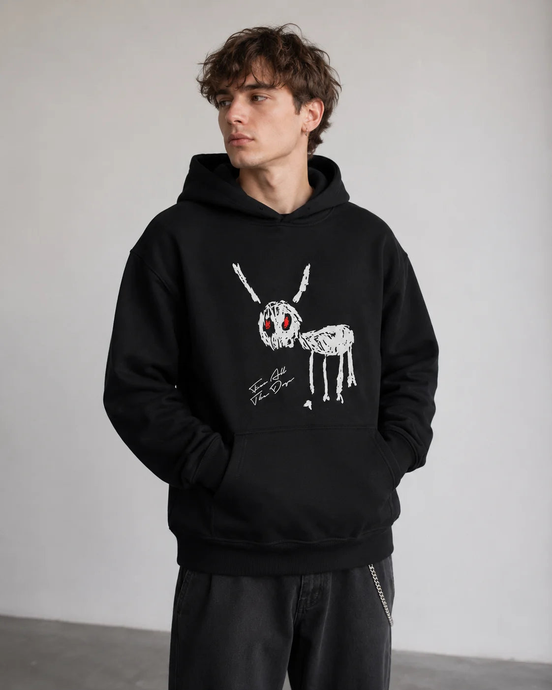 Drake All The Dogs Hoodie Unisex Gothic Graphic Sweatshirt