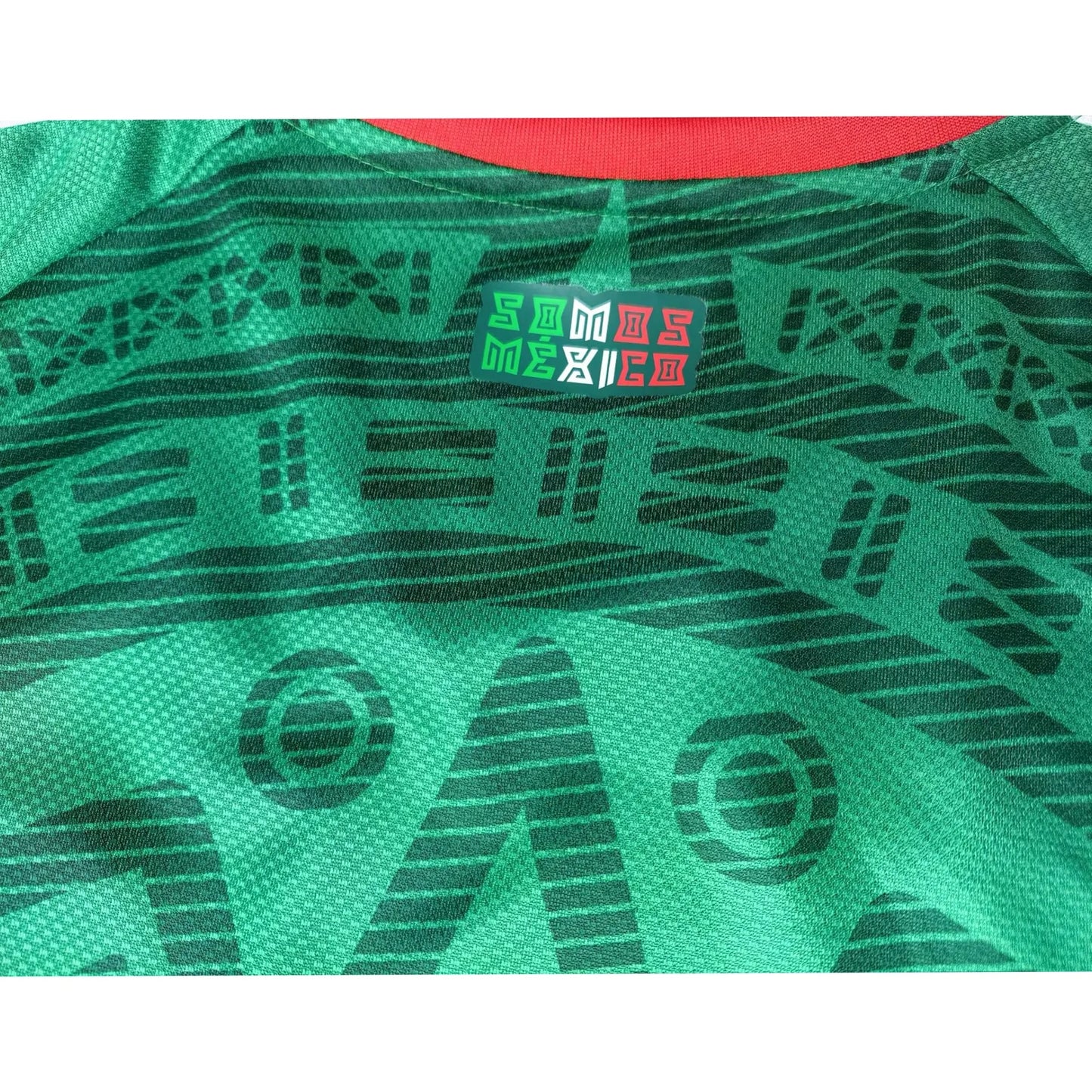 Unisex Mexico Home Soccer Jersey Geometric Pattern