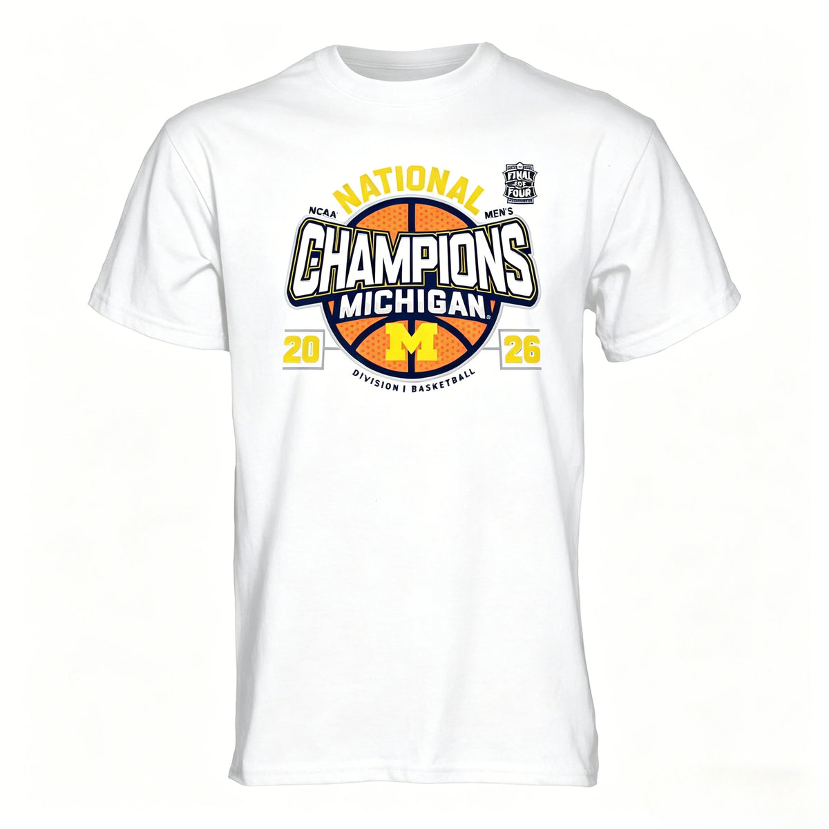 Michigan Wolverines Basketball National Championship Graphic T Shirt for Fans