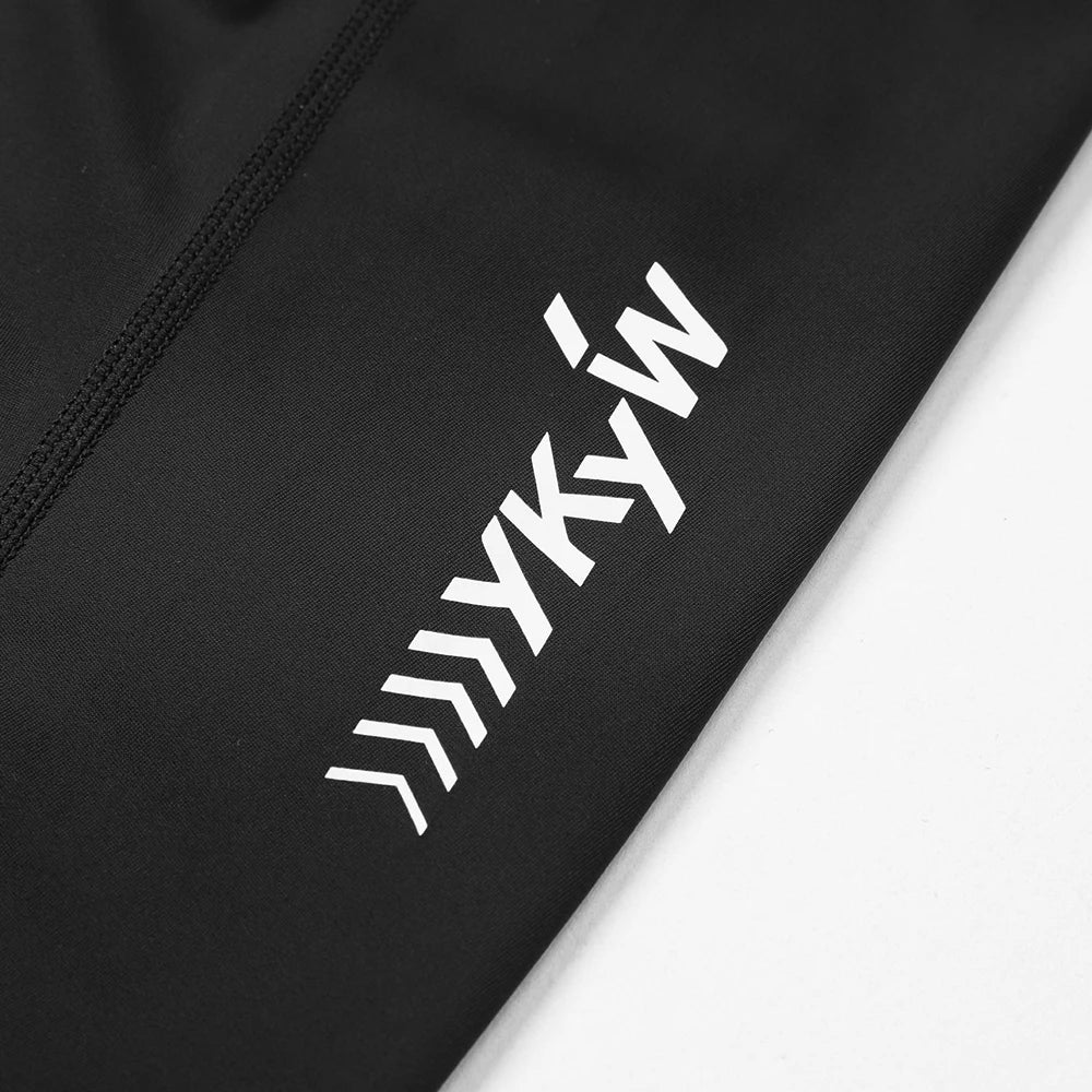 YKYWBIKE Men's Cycling Bib Long Pants Hollow Out Breathable Pants Spring Autumn Long Road Bike Tight Cycling Pants Bib