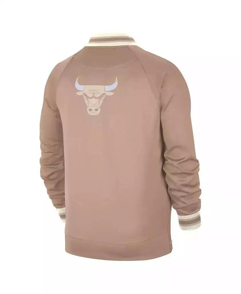 Nike Men's Chicago Bulls City Edition Full-Zip Running Jacket Sizes S-XXL for Sports Fans & Athletes