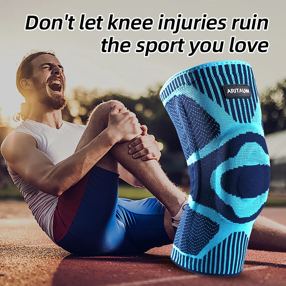 Professional Sports Knee Pads With Silicone Spring Support