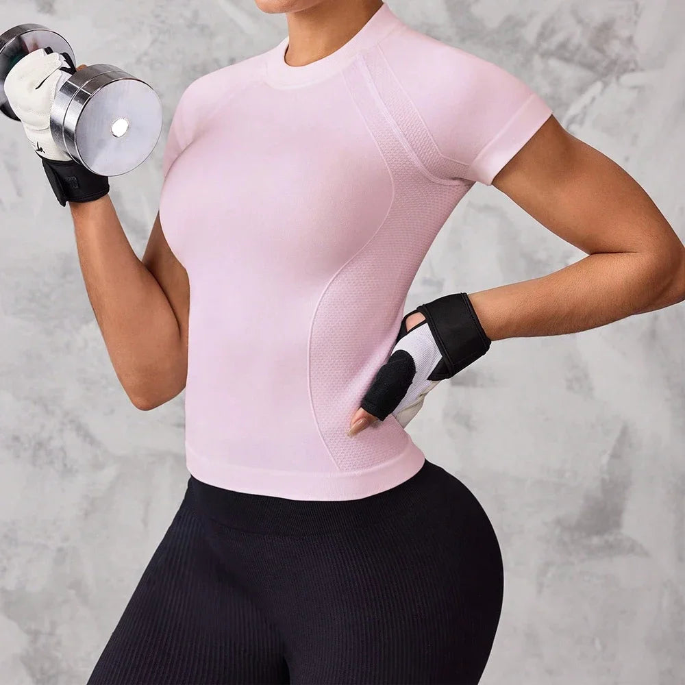 Women's Breathable Quick Dry Athletic Sports Top For Running Yoga
