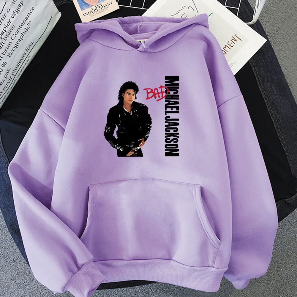 Michael Jackson Graphic Hoodie Unisex Long Sleeve Sweatshirt